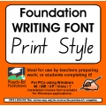 Foundation Print Font